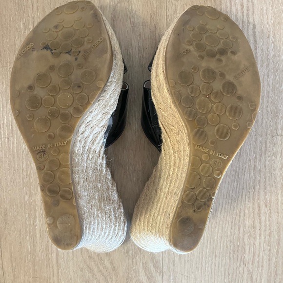 Jimmy Choo Pandora Wedge Platform Slip-On Sandals Shoes Sz. 40 / 10 US - Picture 5 of 5